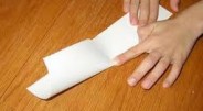 Joks normalaus popieriaus lapas negali būti perlenktas per pusę daugiau nei 7 kartus.
