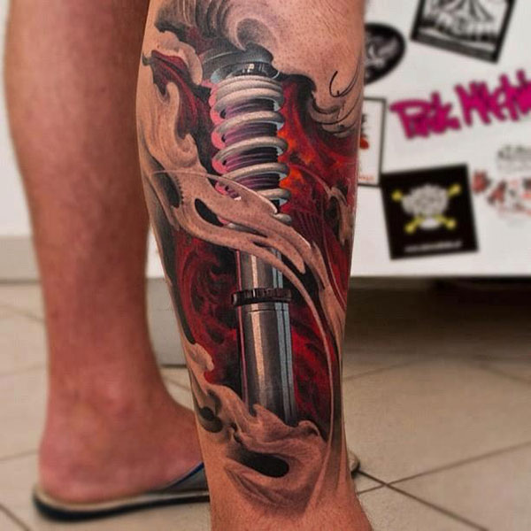 Tatuiruotė ant kojos
