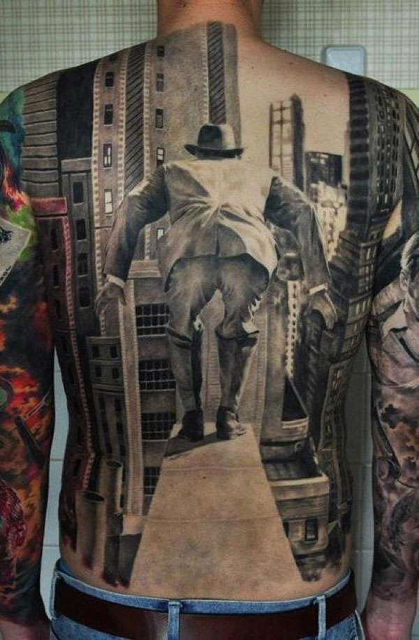 Tatuiruotė ant nugaros