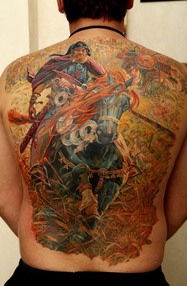 Tatuiruotė ant nugaros