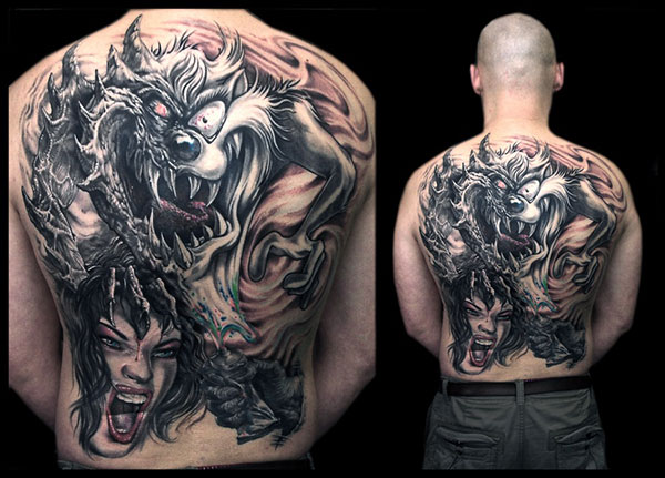 Tatuiruotė ant nugaros