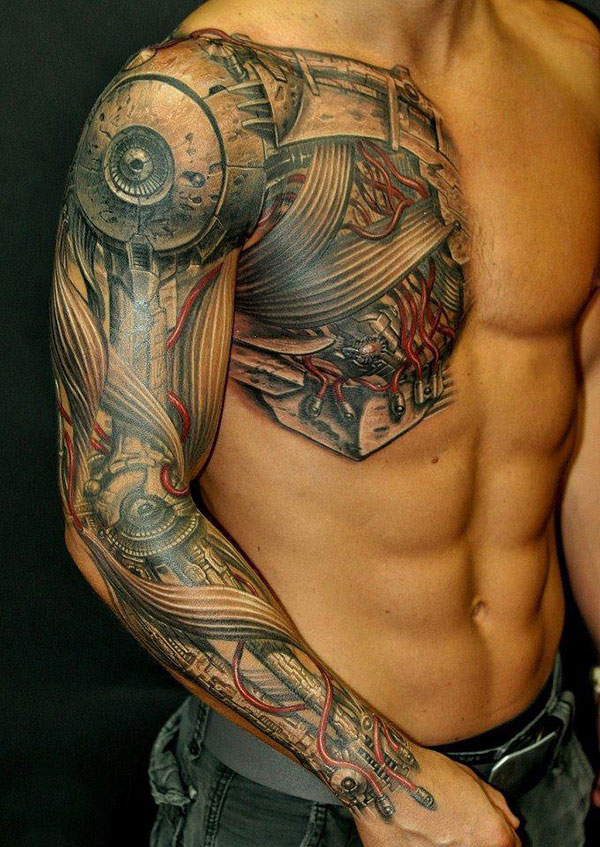 Tatuiruotė - kyborgas