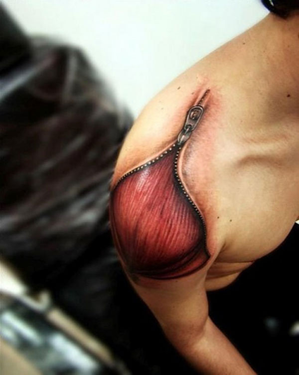Tatuiruotė - užtrauktukas