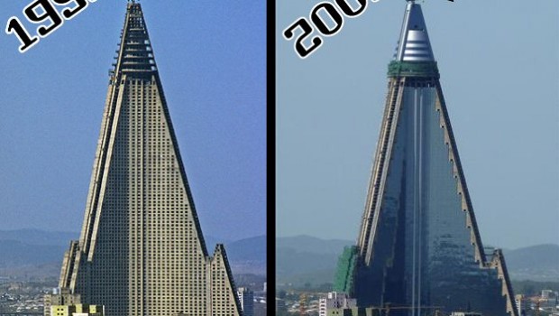 Ryugyong viešbutis 1992-2009m.