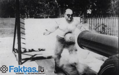 Stipriausio pilvo preso šeimininkas ir kaip jo pilvas atlaikydavo net patrankos šūvį Stipriausio pilvo preso šeimininkas ir kaip jo pilvas atlaikydavo net patrankos šūvį
